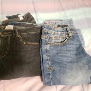 Girls size 10 and 12 jeans